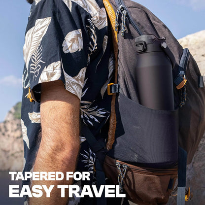 Bottle Buddy - Dual Function lid Water Bottle - Stainless Steel - Double Wall Insulated