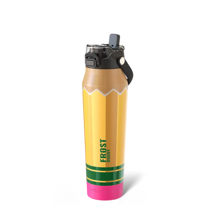 Bottle Buddy - Dual Function lid Water Bottle - Stainless Steel - Double Wall Insulated