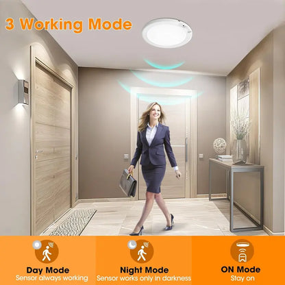Rechargeable Motion Sensor Ceiling Light with Remote | Magnetic & Wireless
